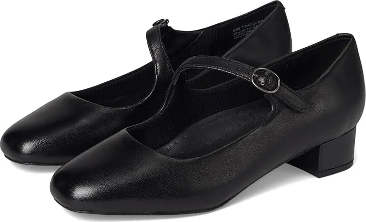 Trotters Desna High Women's Heels Black : 9 M (B), Leather/Rubber