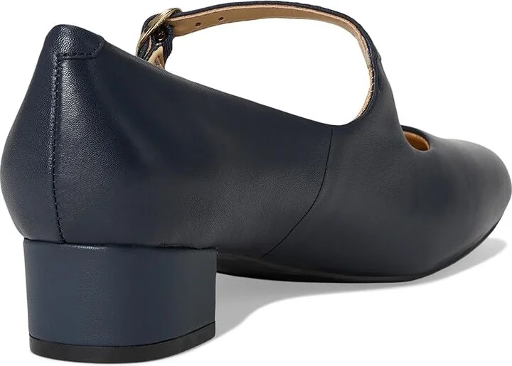 Trotters Desna High Women's Heels Navy : 12 M (B), Leather/Rubber - Image 4