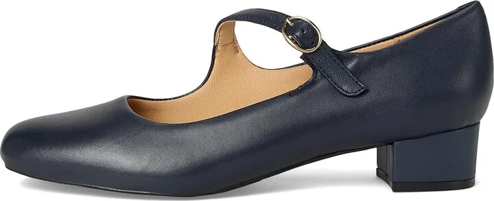 Trotters Desna High Women's Heels Navy : 12 M (B), Leather/Rubber - Image 6
