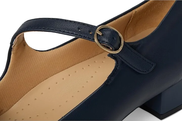 Trotters Desna High Women's Heels Navy : 12 M (B), Leather/Rubber - Image 7