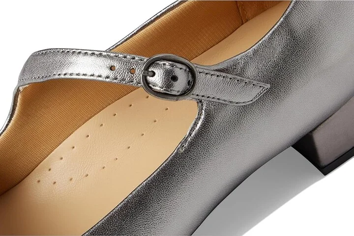 Trotters Desna High Women's Heels Pewter : 5 M (B), Leather/Rubber - Image 7