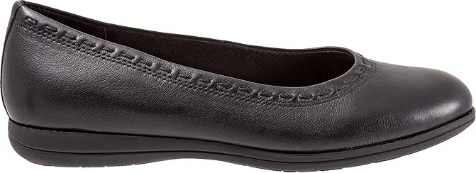 Trotters Dixie Women's Shoes Black : 6 N (AA), Leather - Image 7