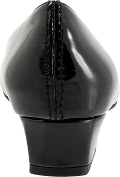 Trotters Doris Women's 1-2 inch heel Shoes Black Patent : 7.5 M (B), Leather - Image 4