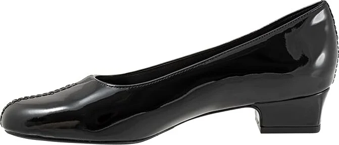 Trotters Doris Women's 1-2 inch heel Shoes Black Patent : 7.5 M (B), Leather - Image 6