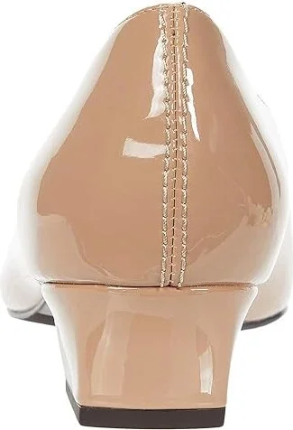 Trotters Doris Women's 1-2 inch heel Shoes Nude Patent : 9 M (B), Leather - Image 4