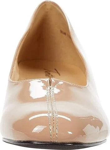 Trotters Doris Women's 1-2 inch heel Shoes Nude Patent : 9 M (B), Leather - Image 5