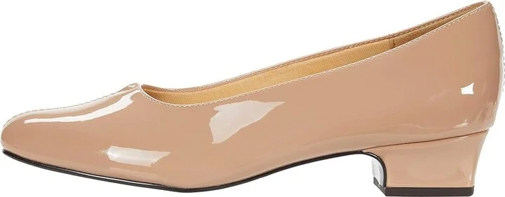 Trotters Doris Women's 1-2 inch heel Shoes Nude Patent : 9 M (B), Leather - Image 6