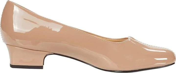 Trotters Doris Women's 1-2 inch heel Shoes Nude Patent : 9 M (B), Leather - Image 7