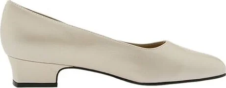 Trotters Doris Women's 1-2 inch heel Shoes White Pearl : 8.5 W (D), Leather - Image 7
