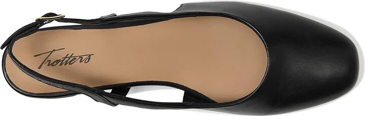 Trotters Dottie High Women's Heels Black : 10 WW (EE), Leather - Image 2