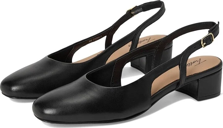Trotters Dottie High Women's Heels Black : 10 WW (EE), Leather