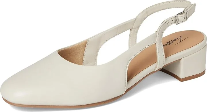 Trotters Dottie High Women's Heels Ivory : 6 M (B), Leather - Image 5