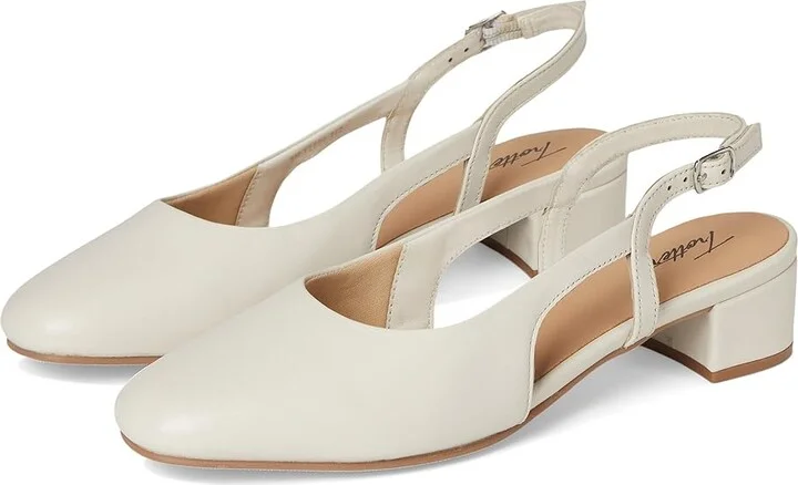 Trotters Dottie High Women's Heels Ivory : 6 M (B), Leather