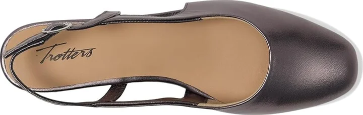 Trotters Dottie High Women's Heels Pewter : 10 N (AA), Leather - Image 2