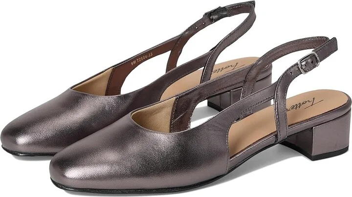 Trotters Dottie High Women's Heels Pewter : 10 N (AA), Leather