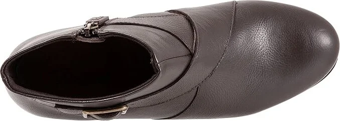 Trotters Doxie Women's Shoes Dark Brown : 9 W (D), Leather - Image 2