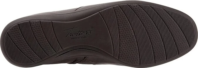Trotters Doxie Women's Shoes Dark Brown : 9 W (D), Leather - Image 3