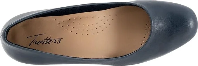 Trotters Dream High Women's Heels Navy : 9 W (D), Leather - Image 2