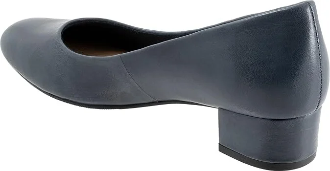 Trotters Dream High Women's Heels Navy : 9 W (D), Leather - Image 4
