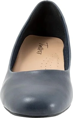 Trotters Dream High Women's Heels Navy : 9 W (D), Leather - Image 5