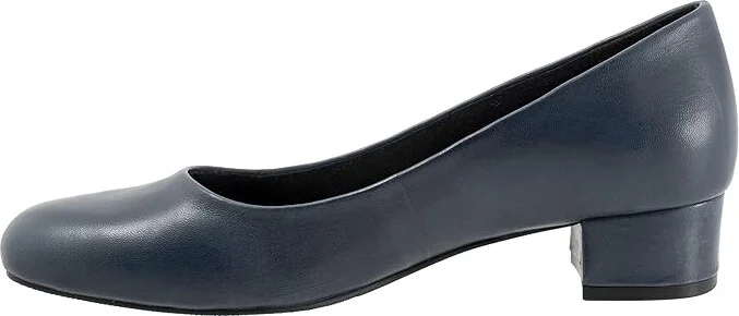 Trotters Dream High Women's Heels Navy : 9 W (D), Leather - Image 6