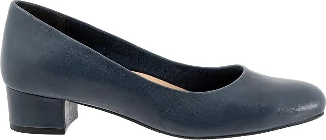Trotters Dream High Women's Heels Navy : 9 W (D), Leather - Image 7
