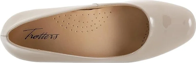 Trotters Dream High Women's Heels Stone Patent : 11 M (B), Leather - Image 2