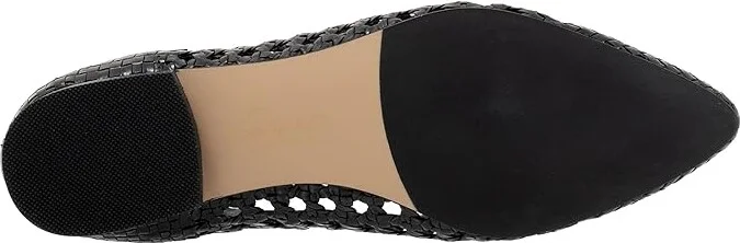 Trotters Edith Women's Flat Shoes Black : 8.5 W (D), Leather - Image 3