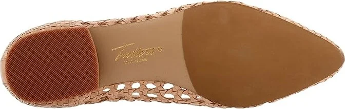 Trotters Edith Women's Flat Shoes Sand : 6 W (D), Leather - Image 3