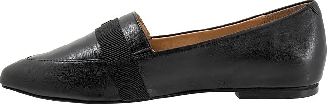 Trotters Emmett Women's Flat Shoes Black : 9.5 N (AA), Leather - Image 6
