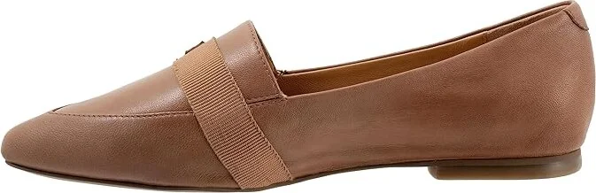 Trotters Emmett Women's Flat Shoes Stone : 10.5 M (B), Leather - Image 6
