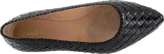 Trotters Emmie Women's Flat Shoes Black : 7 N (AA), Leather - Image 2