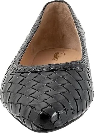 Trotters Emmie Women's Flat Shoes Black : 7 N (AA), Leather - Image 5