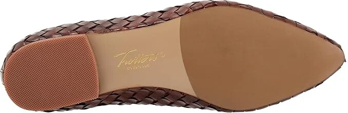 Trotters Emmie Women's Flat Shoes Cognac : 7.5 N (AA), Leather - Image 3