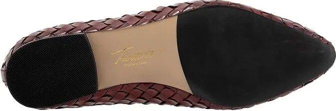 Trotters Emmie Women's Flat Shoes Sangria : 10 W (D), Leather - Image 3
