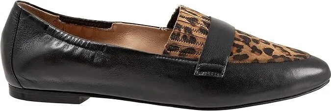 Trotters Emotion Women's Shoes Black/Tan Cheetah : 5 M (B), Leather/Suede - Image 7