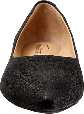 Trotters Estee Women's Slip-on Dress Shoes Black Nubuck : 6 W (D) - Image 5