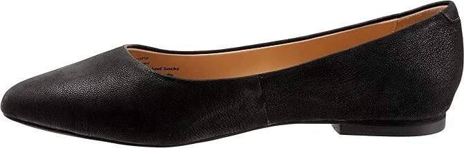 Trotters Estee Women's Slip-on Dress Shoes Black Nubuck : 6 W (D) - Image 6