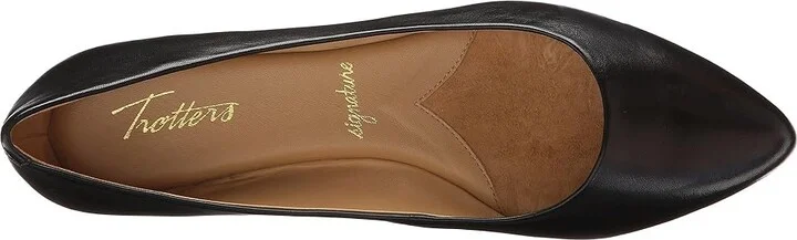Trotters Estee Women's Slip-on Dress Shoes Black Soft Nappa Leather : 8.5 N (AA) - Image 3
