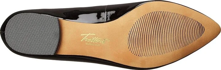 Trotters Estee Women's Slip-on Dress Shoes Black Soft Patent Leather : 6 M (B), Textile/Leather - Image 4