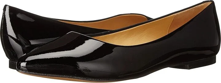 Trotters Estee Women's Slip-on Dress Shoes Black Soft Patent Leather : 6 M (B), Textile/Leather