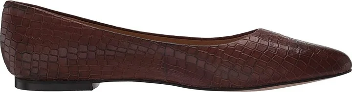 Trotters Estee Women's Slip-on Dress Shoes Brown Croco : 6 WW (EE), Leather/Textile - Image 8