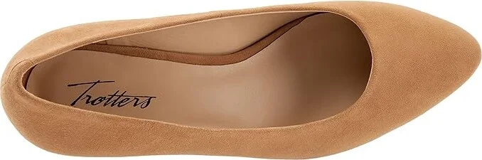 Trotters Estee Women's Slip-on Dress Shoes Camel Suede : 8.5 M (B) - Image 2