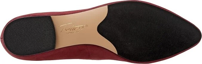 Trotters Estee Women's Slip-on Dress Shoes Dark Cherry Nubuck : 9 WW (EE) - Image 3