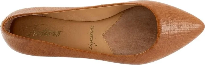 Trotters Estee Women's Slip-on Dress Shoes Luggage Embossed : 9 W (D) - Image 2