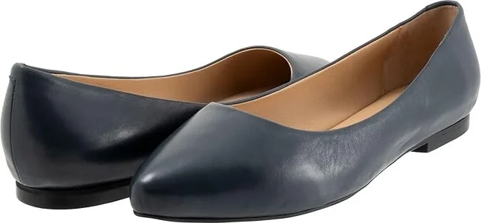 Trotters Estee Women's Slip-on Dress Shoes Navy : 6.5 N (AA)