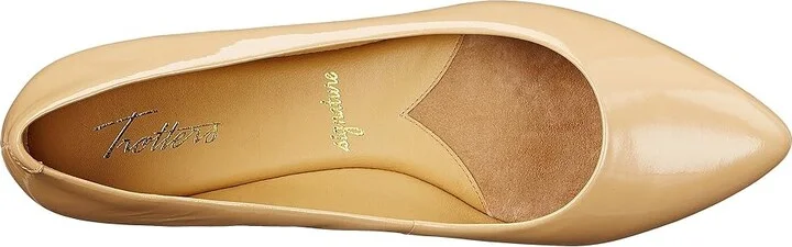 Trotters Estee Women's Slip-on Dress Shoes Nude Soft Patent Leather : 7.5 N (AA) - Image 3