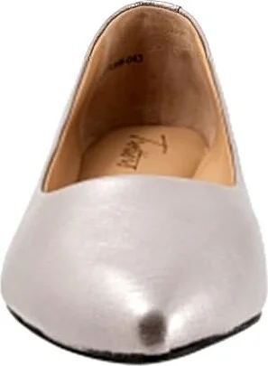 Trotters Estee Women's Slip-on Dress Shoes Pewter Metallic : 7.5 W (D) - Image 5