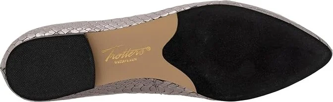 Trotters Estee Women's Slip-on Dress Shoes Pewter Snake : 10 W (D) - Image 3