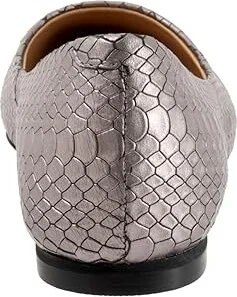 Trotters Estee Women's Slip-on Dress Shoes Pewter Snake : 10 W (D) - Image 4